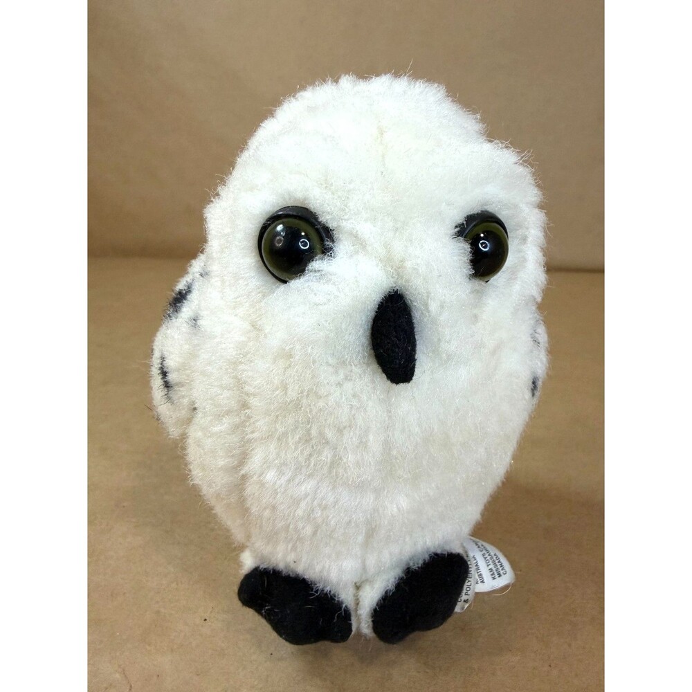 Vintage 2002 Wild Republic Audubon Birds Snowy Owl Plush SSH-2002 SOUND WORKS